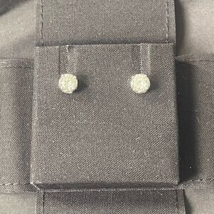 2 CT 14K Natural Diamond Stud Earrings